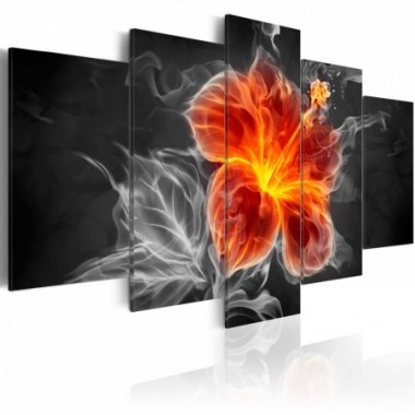 Quadro - Smoky flower - 100x50