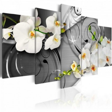 Quadro - Orchidee lattiginose - 100x50