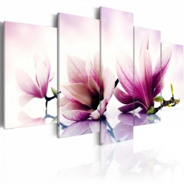 Quadro - Fiori rosa: magnolie - 200x100
