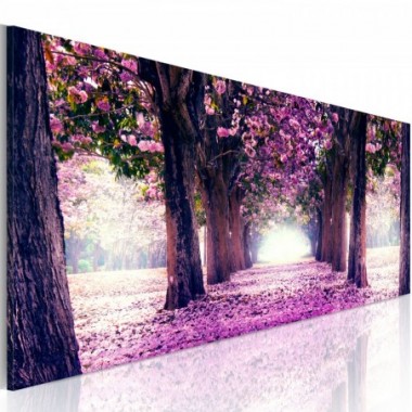 Quadro - Calma di viola autunno - 120x40