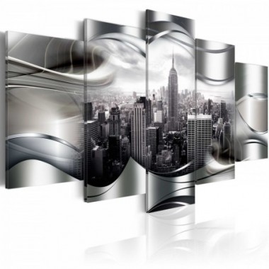 Quadro - New York di platino - 100x50