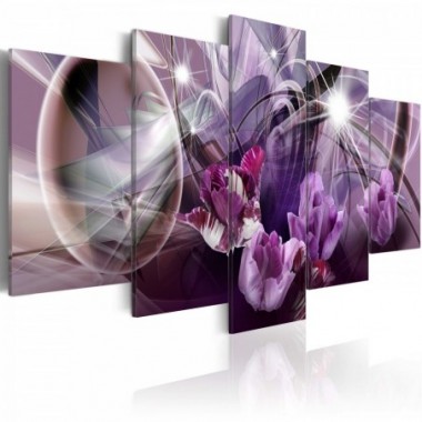 Quadro - Viola dei tulipani - 200x100