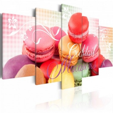 Quadro - Sweet macarons - 100x50