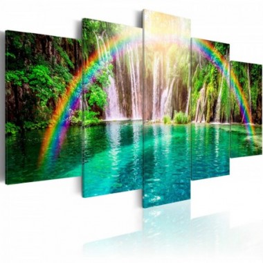 Quadro - TEmpo di arcobaleno - 100x50