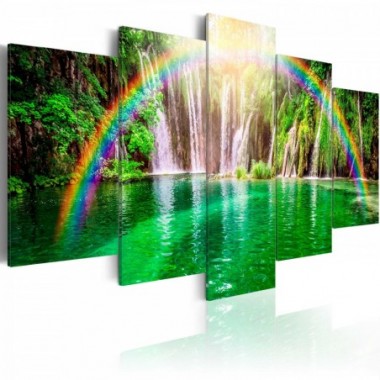 Quadro - Tempo di arcobaleno II - 100x50