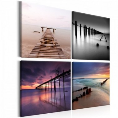 Quadro - Quattro volti - 40x40