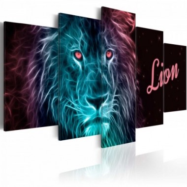 Quadro - Neon king - 100x50