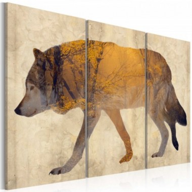 Quadro - The Wandering Wolf - 90x60