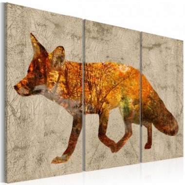 Quadro - Fox in The Wood - 60x40
