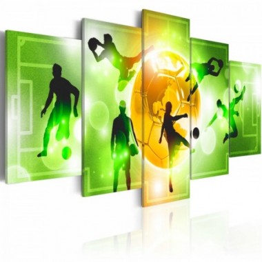 Quadro - Amo il calcio - 100x50