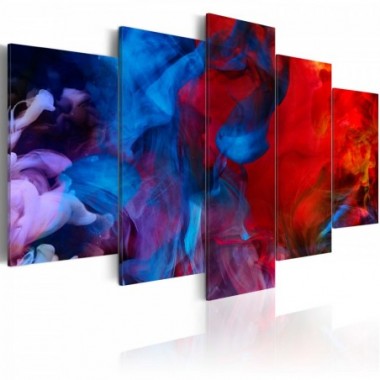 Quadro - Danza dei raggi colorati - 100x50