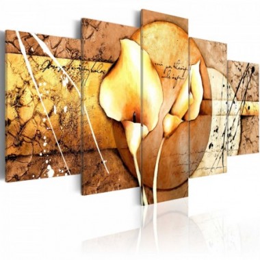 Quadro - Mistero di Calla: Oro - 200x100