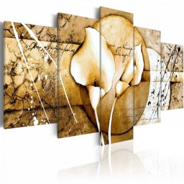 Quadro - Mistero di Calla: Beige - 100x50