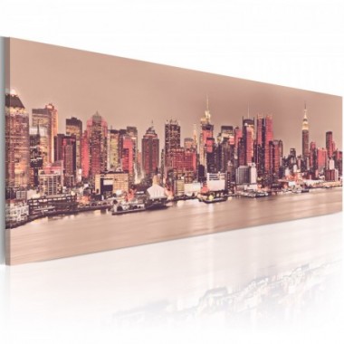 Quadro - New York - City of Light - 150x50