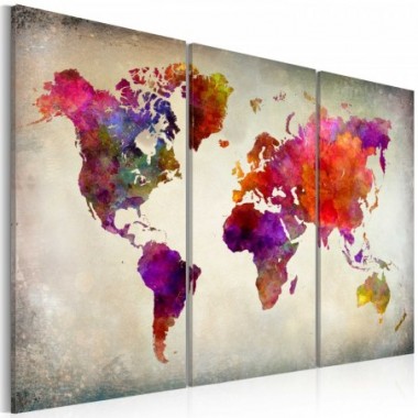 Quadro - Il mondo-mosaico dei colori - 120x80