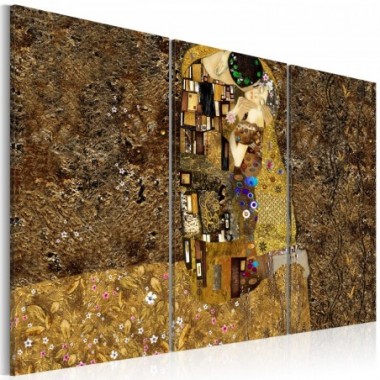 Quadro - Klimt ispirazione - Bacio - 60x40