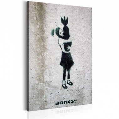 Quadro - Bomb Hugger by Banksy - 60x90