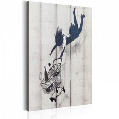 Quadro - Shop Til You Drop by Banksy  - 60x90