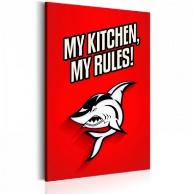 Quadro - My kitchen, my rules! - 40x60