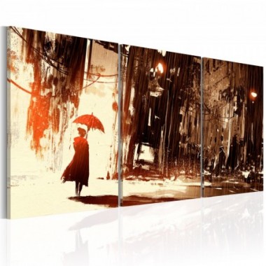 Quadro - City in the Rain - 60x30