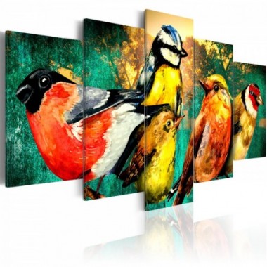 Quadro - Birds Meeting - 100x50
