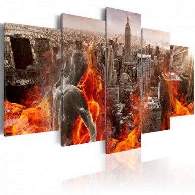 Quadro - City of Love - 100x50