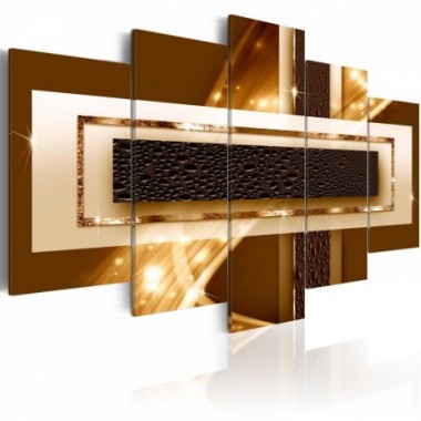 Quadro - Golden Streak - 100x50