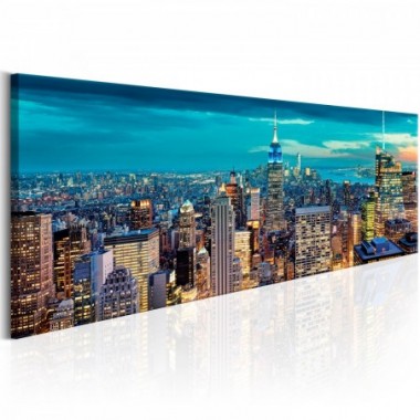 Quadro - Blue Metropolis - 120x40