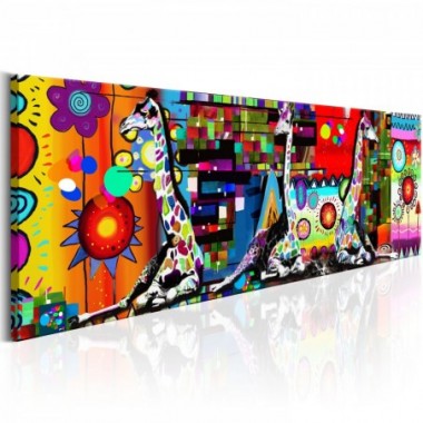 Quadro - Colourful Savannah - 150x50