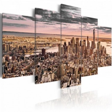 Quadro - New York City: Morning Sky - 100x50