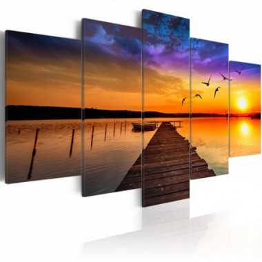 Quadro - Romantic Lake - 200x100