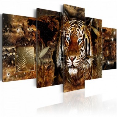 Quadro - Golden Jungle - 200x100