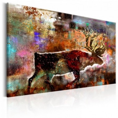 Quadro - Colourful Caribou - 90x60