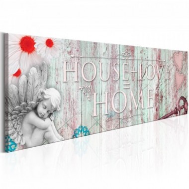 Quadro - Home: House + Love - 135x45