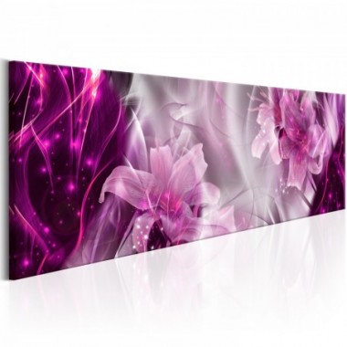 Quadro - Purple Flames - 150x50