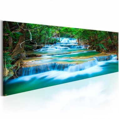 Quadro - Sapphire Waterfalls - 120x40