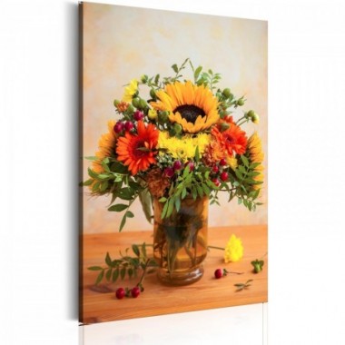 Quadro - Autumnal Flowers - 80x120