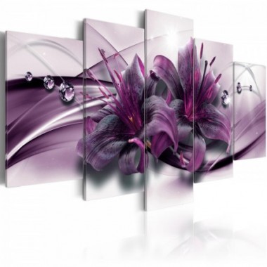 Quadro - Violet Lily - 100x50