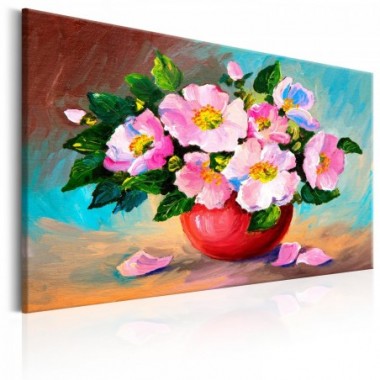 Quadro dipinto - Spring Bunch - 90x60
