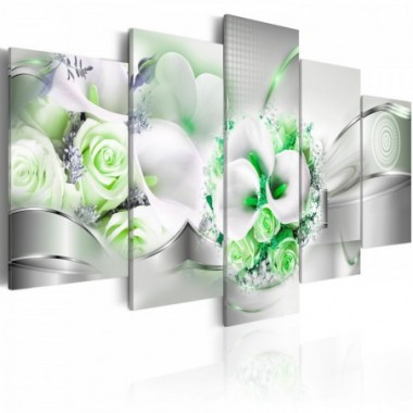Quadro - Emerald Bouquet - 100x50