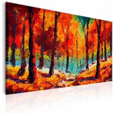 Quadro dipinto - Artistic Autumn  - 90x60