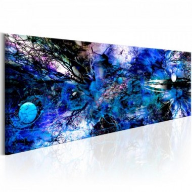 Quadro - Blue Artistic Chaos - 150x50