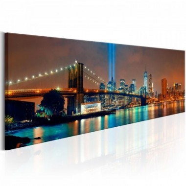 Quadro - New York City: Beautiful Night  - 150x50