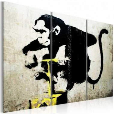 Quadro - Monkey TNT Detonator by Banksy  - 120x80
