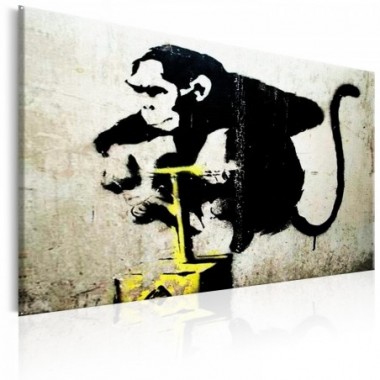Quadro - Monkey Detonator by Banksy - 120x80