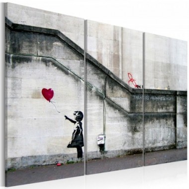 Quadro - Girl With a Balloon by Banksy - 90x60