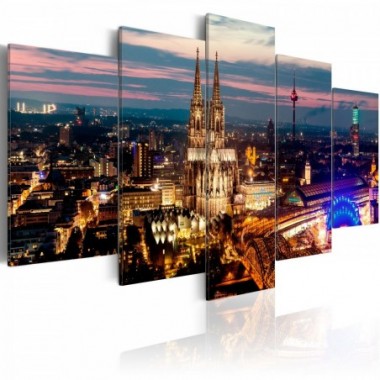 Quadro - Koeln: Night Panorama - 200x100