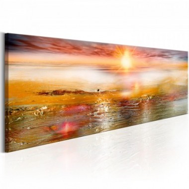 Quadro - Orange Sea - 120x40