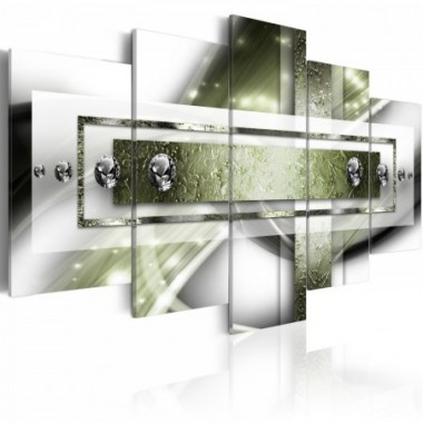 Quadro - Malachite Flame - 100x50