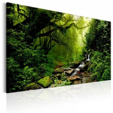 Quadro - Waterfall in the Forest - 90x60